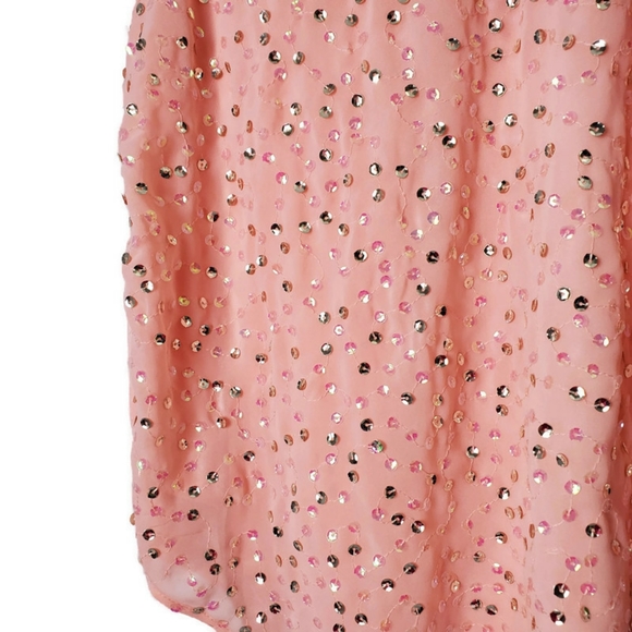 CANDIE'S pink sequin tank - Picture 4 of 4